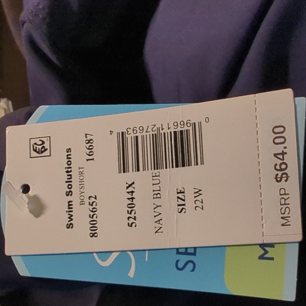 Swim Solutions Swim Shorts NWT - Picture 2 of 4
